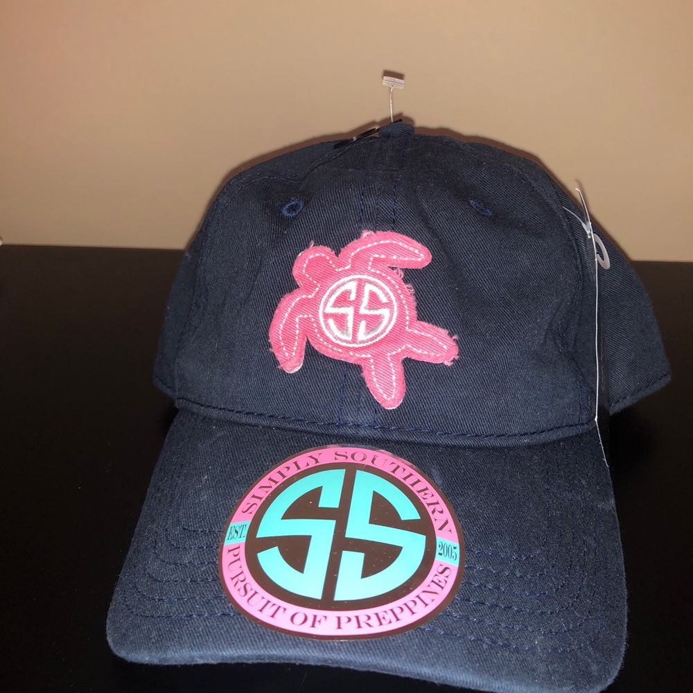 Navy simply southern hat